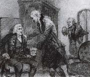 Mikhail Vrubel Mozart and Salieri Listening to a Blind Violinist oil